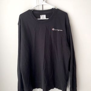 Men’s black Champion pullover jackets